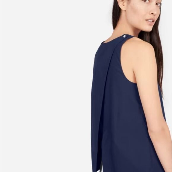 Everlane The Cotton Poplin Cutaway Tank - Picture 4 of 12